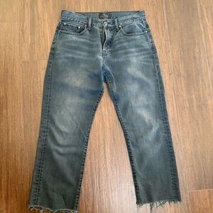 Lucky Brand 221 Original Straight Black Jeans sz 32